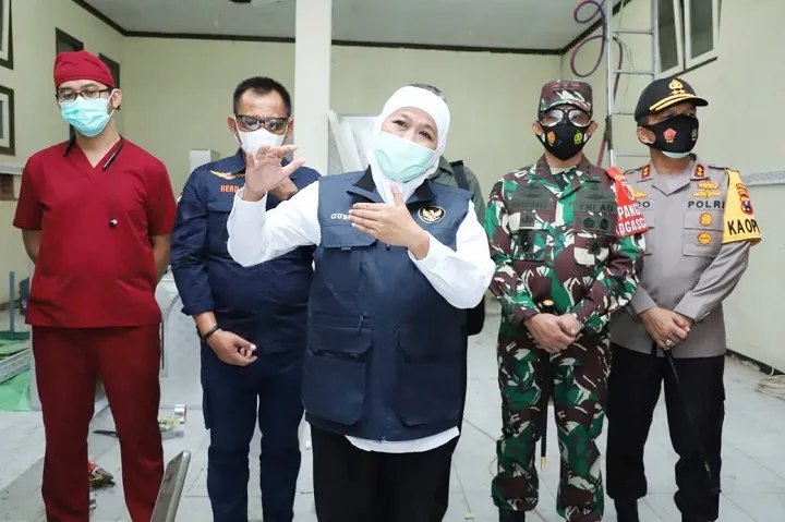 Khofifah: Testing Makin Masif, BOR Turun