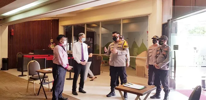 Wakapolresta Sidoarjo Cek Pengamanan Minggu Paskah