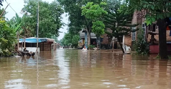 2 Sungai Besar Meluap, 8 Desa Terendam Banjir
