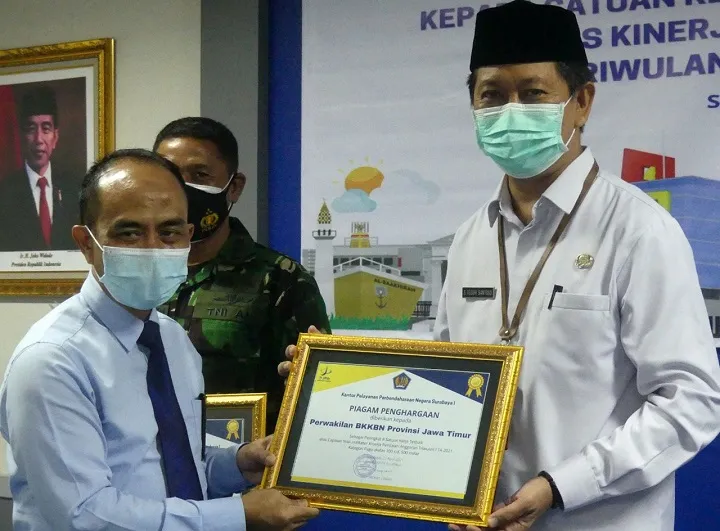 BKKBN Jatim Raih Penghargaan IKPA Peringkat II