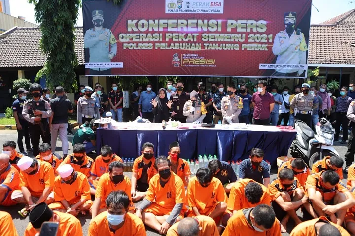 Kasus Narkoba Mendominasi Operasi Pekat Semeru