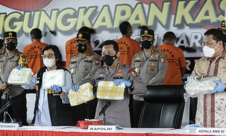 Polri-Bea Cukai Sita 2,5 Ton Sabu