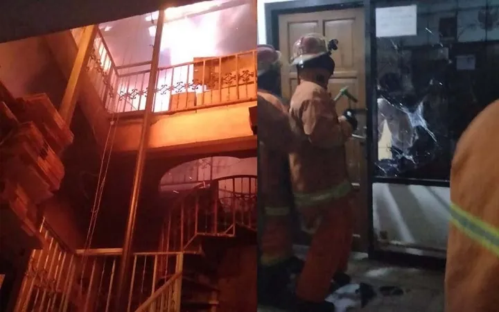 Korsleting Listrik, Gudang di Petemon Terbakar