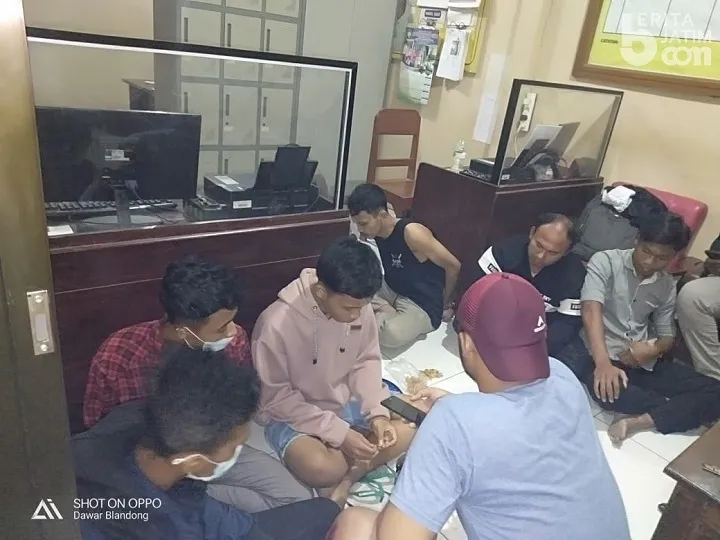 Pemuda di Mojokerto Dikeroyok Puluhan Remaja, 6 Orang Diamankan