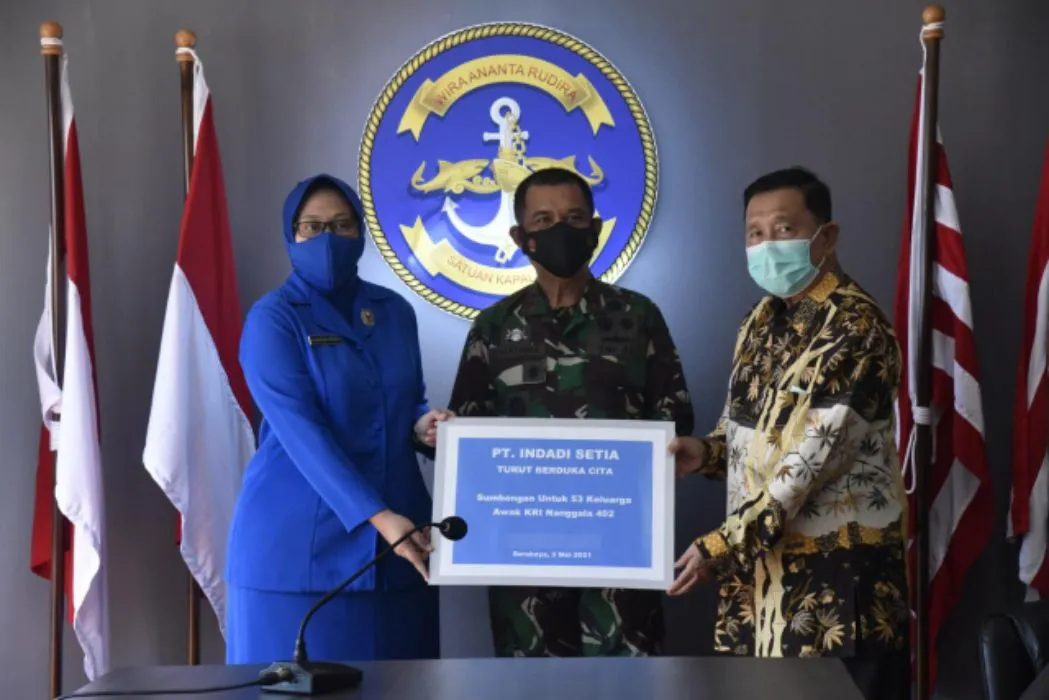 Kapal Api Grup Donasikan Rp 1 M, untuk Keluarga 53 Awak Nanggala