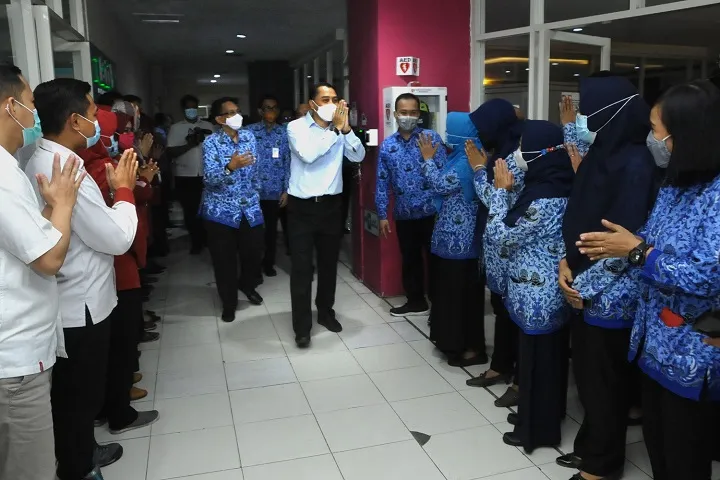 Wali Kota Eri Bersilaturrahmi Keliling ke Kantor-kantor OPD
