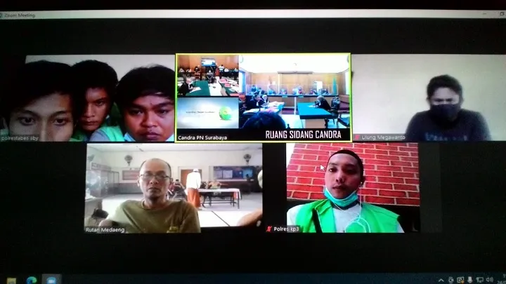 Pesta Sabu, Tiga Pemuda Disidang