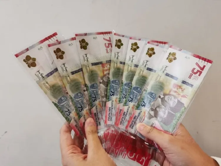 BI Umumkan Uang Pecahan Rp75 Ribu Sebagai Alat Transaksi Sah
