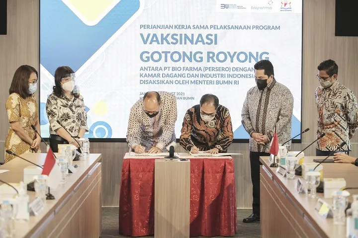 22.736 Perusahaa Swasta Terdaftar Jadi Peserta Vaksinasi Gotong Royong