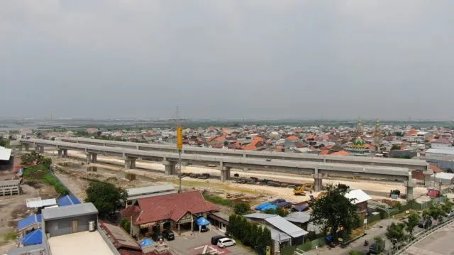 Tahun 2021 Pembangunan JLLB di Surabaya Terus Dikebut
