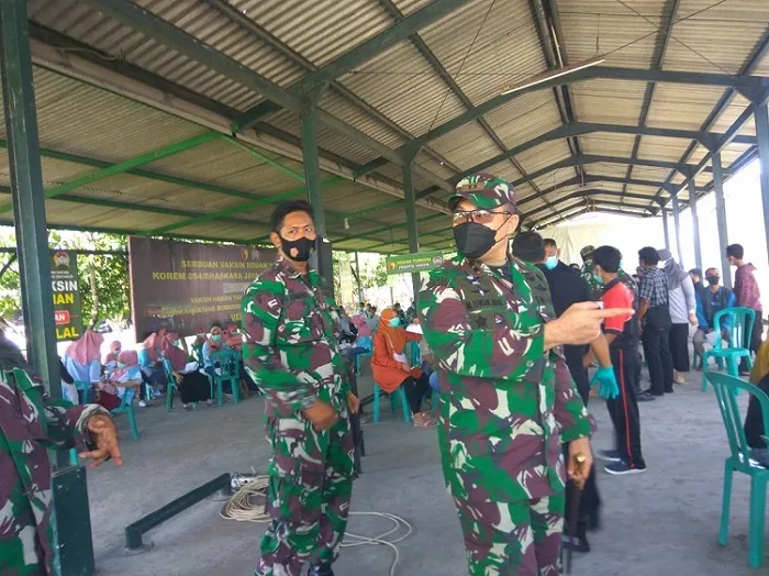 Dandim 0816/ Sidoarjo Ajak Masyarakat Ikuti Pelaksanaan Vaksin