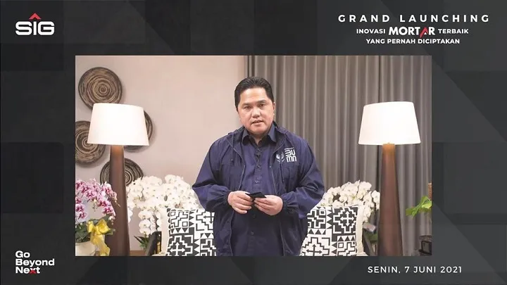 Menteri BUMN: SIG Bakal Menjadi Penyedia Bahan Bangunan Terbesar