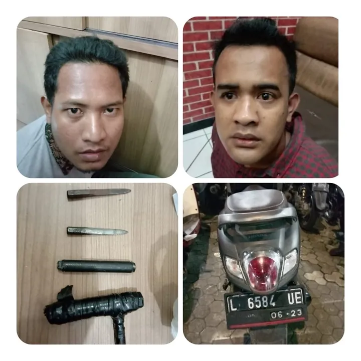 2 Pengangguran Asal Bangkalan Ditangkap Polsek Bubutan