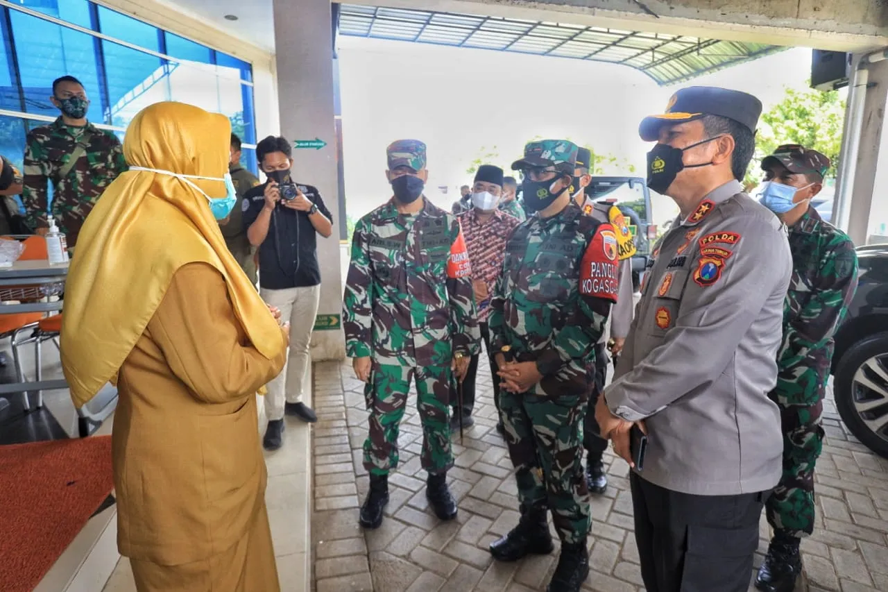 Kapolda Jatim dan Forkopimda Lakukan Pengecekan ke Desa Tengket
