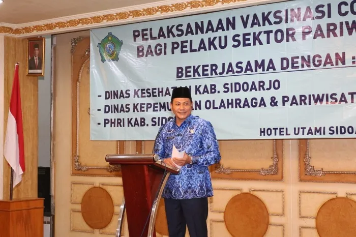 Seribu Orang Pelaku Usaha Pariwisata Sidoarjo Jalani Vaksinasi Covid-19