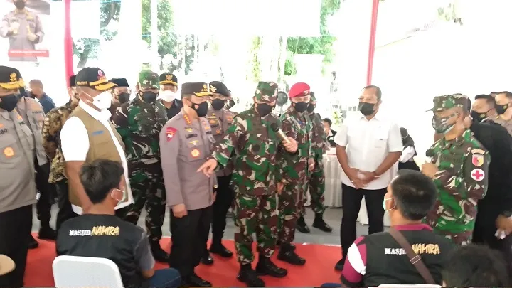 Atensi Sidodowo, Panglima dan Kapolri Kunjungi Lamongan