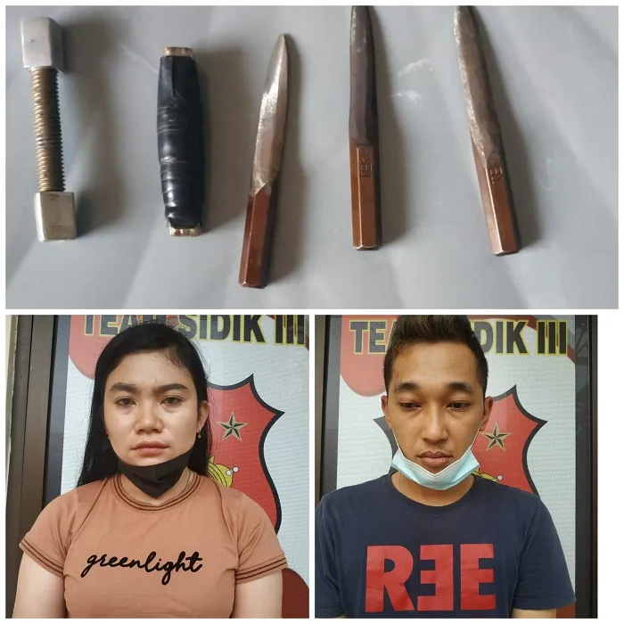 Sepasang Kekasih Kompak Gasak Motor, Berhasil Diamankan Polisi