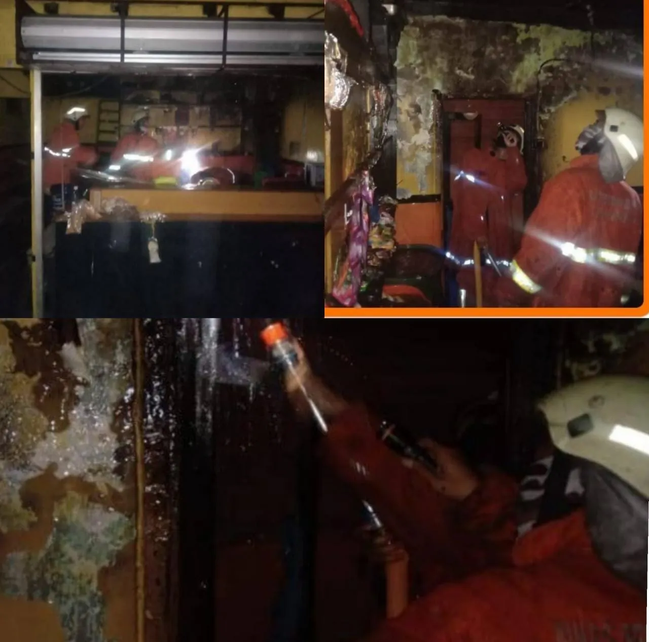 Warkop di Wonosari Tegal Hangus Terbakar, Satu Orang Luka Bakar