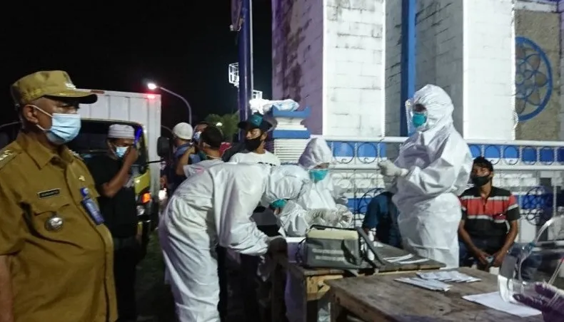 Covid-19 Bangkalan Melonjak, Pintu Masuk Sampang Disekat
