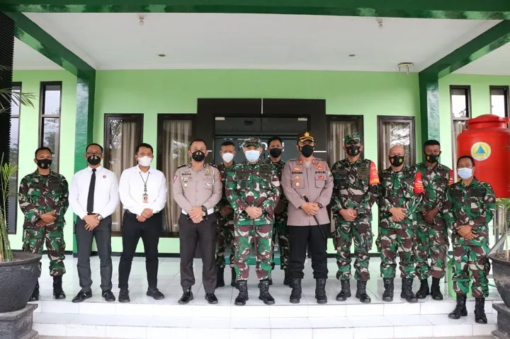 Pererat Silahturrahmi, Kodim 0816/Sidoarjo Menerima Kunjungan Kapolresta Sidoarjo