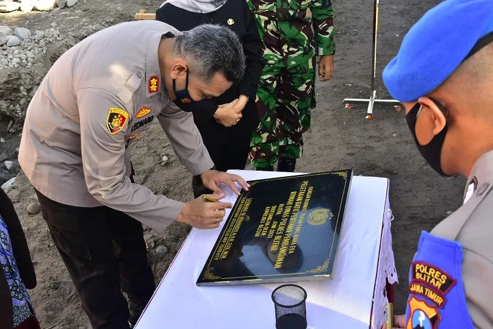 Polres Blitar Bangun 15 Unit Perumahan untuk Anggotanya