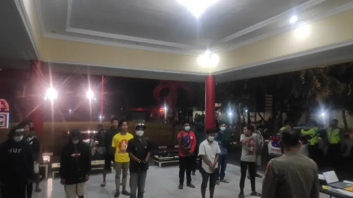 Dalam 3 Hari, Polres Blitar Amankan 27 Preman