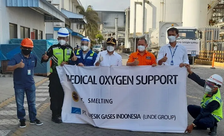 PT Smelting Kurangi Produksi Guna Bantu Penyediaan Oksigen Medis
