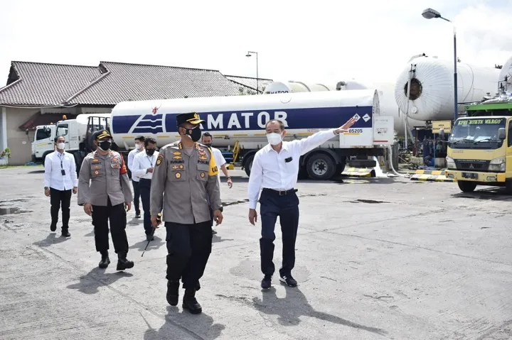 Kapolresta Sidoarjo Pastikan Stok Oksigen Aman