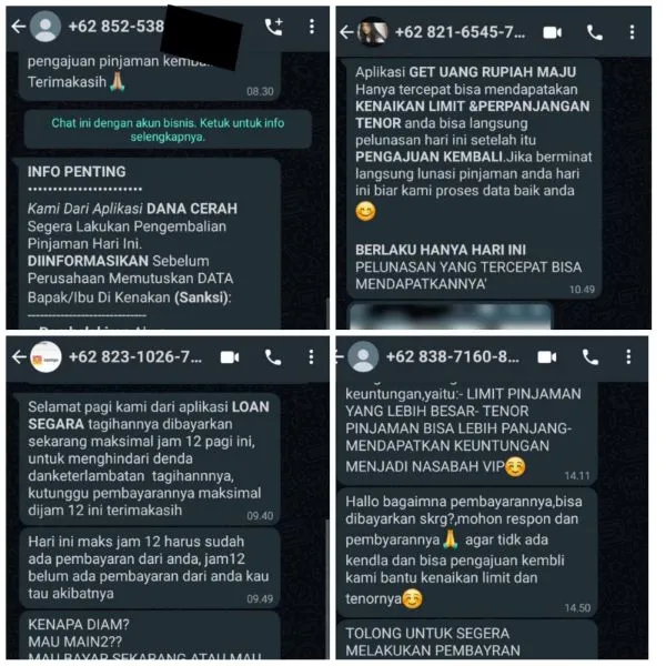 Masih Berkeliaran, Pinjol Ilegal Ancam Sebar Data Customer