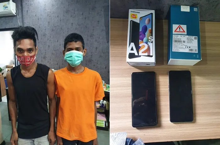 Ajak Adik Maling HP, Kakak Beradik Ditangkap Polisi
