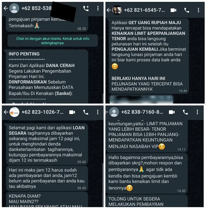Korban Pinjol Baru, Diteror di 5 Aplikasi