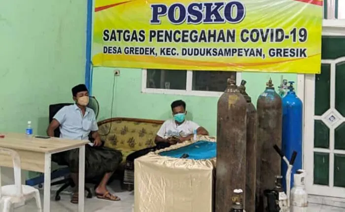 Pemdes Gredek Dirikan Posko Tangguh Covid-19