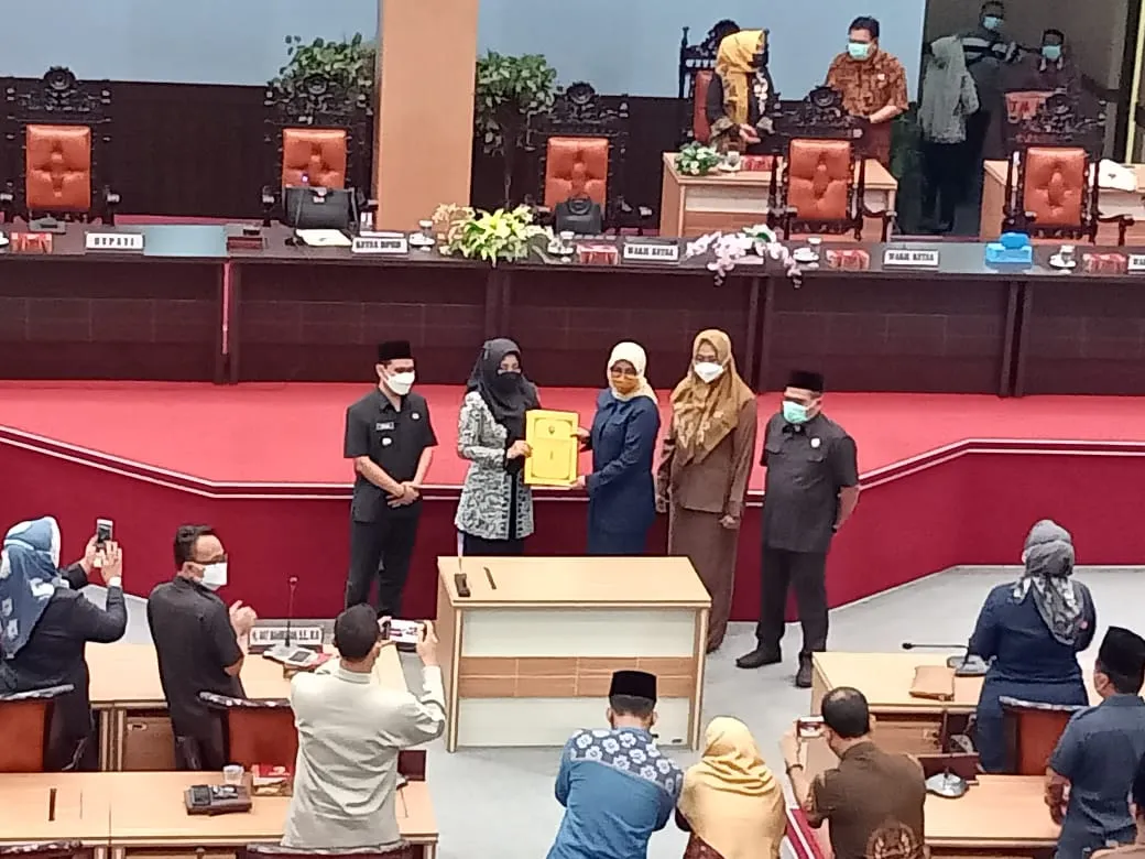 DPRD Kabupaten Mojokerto Setujui Raperda RPJMD 2021-2026 dan Perubahan Perda