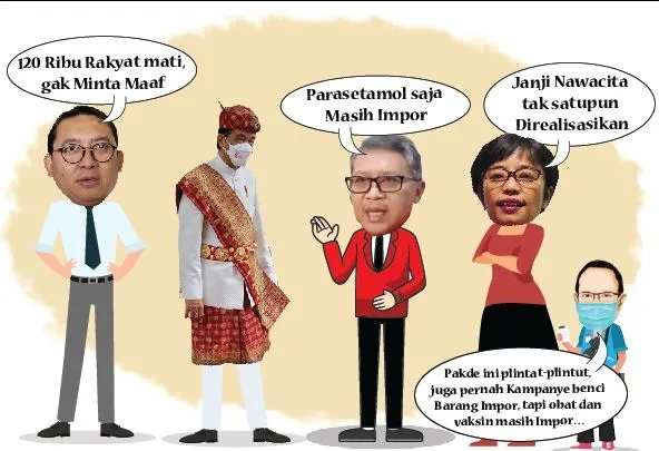 Presiden Jokowi, Tak Minta Maaf atas Kematian 120 Ribu Rakyat