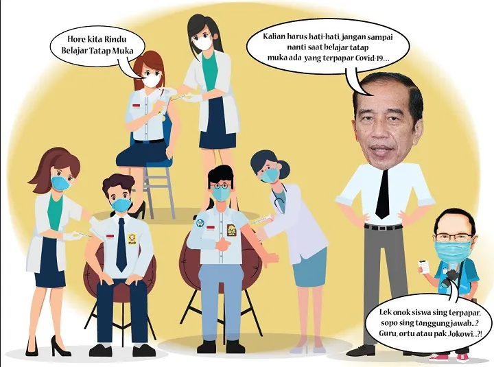 "Awas Saat Tatap Muka, Kalian Bisa Terpapar Covid-19"