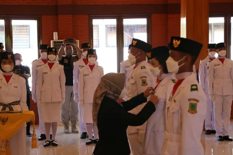 Ini Pesan Wali Kota Ning Ita Bagi 51 Anggota Paskibraka 2021