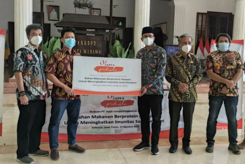 Salurkan Makanan Berprotein Hewani di Jatim-Jateng,  JAPFA Dorong Peningkatan Imun Tubuh Masyarakat