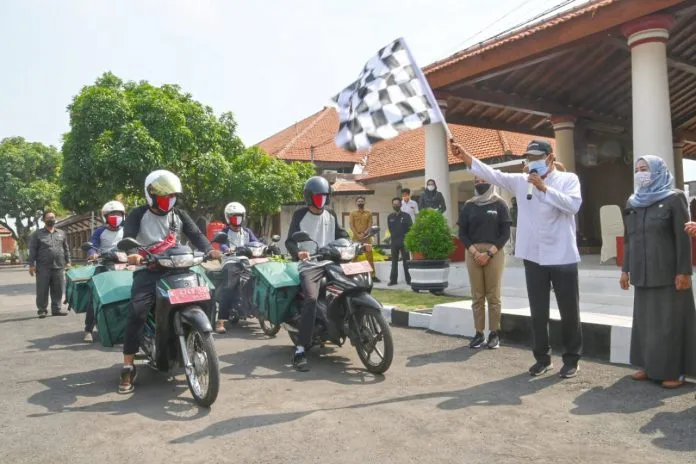 Gus Ipul Resmikan Pasar Digital Madinah Mart