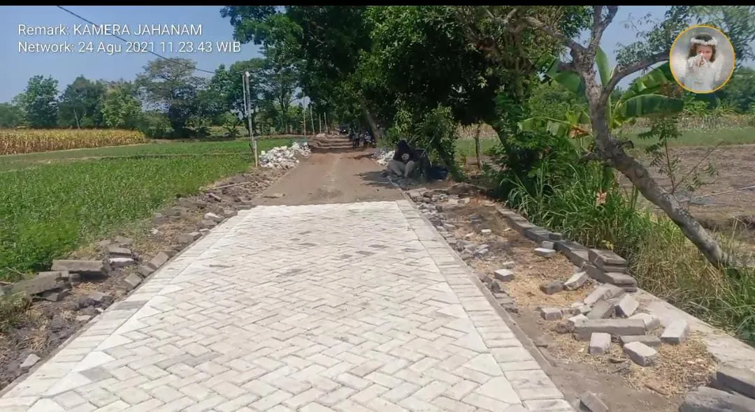 Pavingisasi di Desa Rembang, Diduga Proyek Siluman