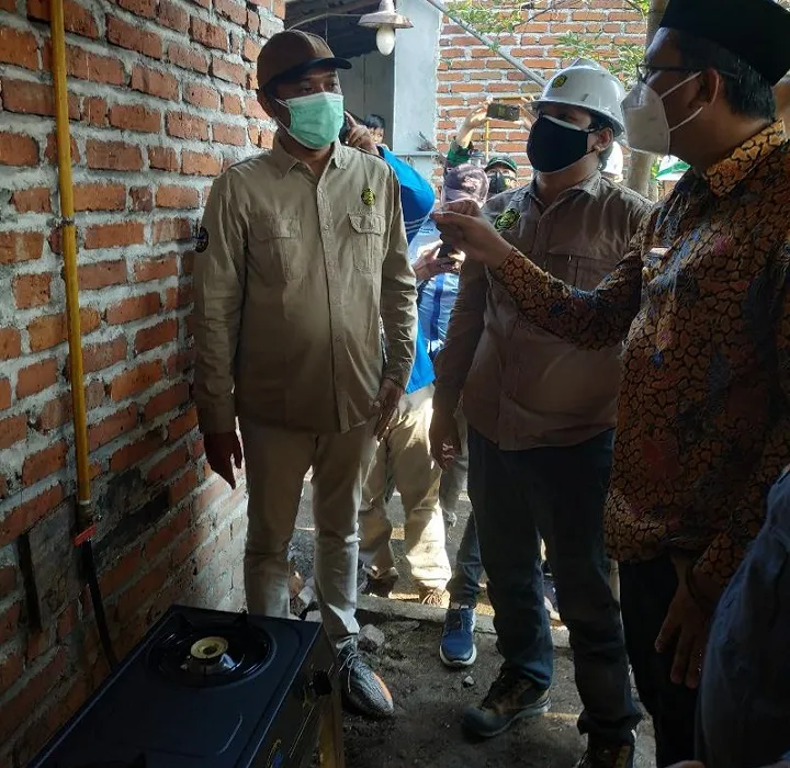 Bupati Sidoarjo Gus Muhdlor Resmikan Pembangunan Jargas 11.418 Rumah Tangga