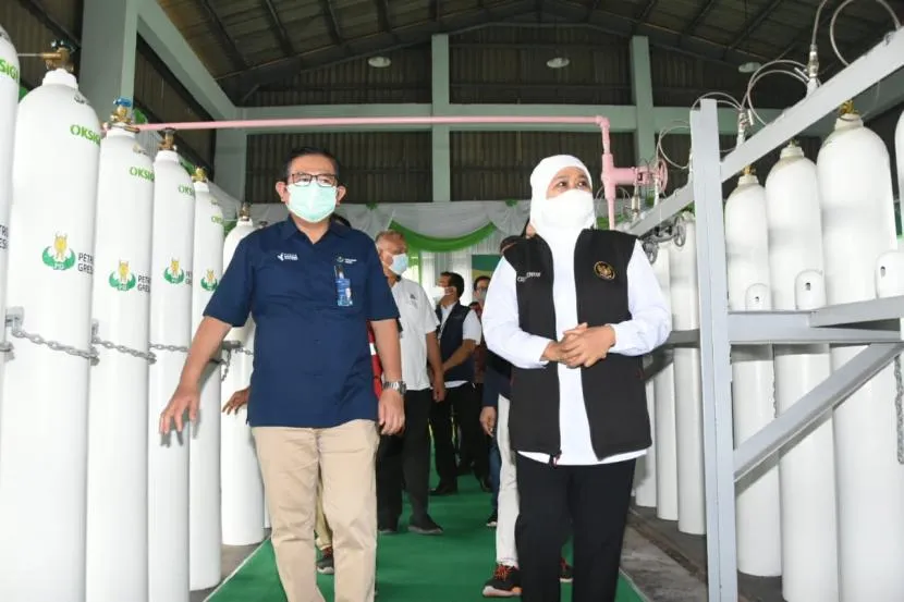 Jawa Timur Terima Bantuan Oksigen 31 Ton