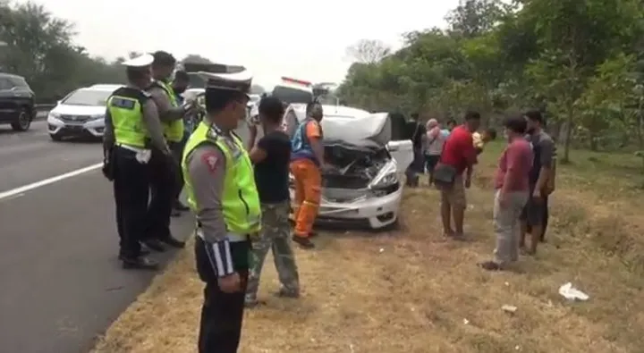 5 Mobil Rusak Parah, Tabrakan Beruntun di Tol Surabaya-Malang