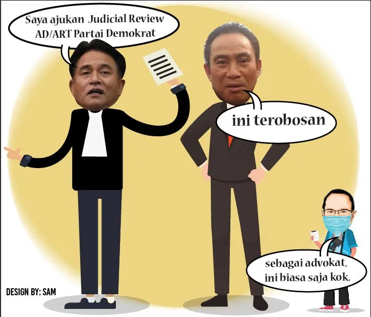 Secara Profesi, Pembelaan Yusril ke Moeldoko, Wajar