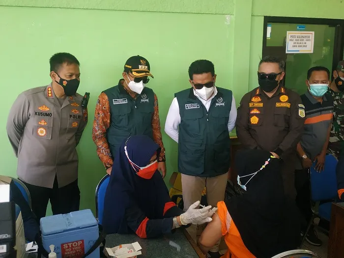 Forkopimda Sidoarjo Terjun ke Pelosok Desa Percepat Target Vaksinasi