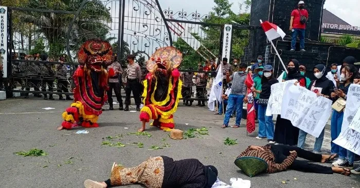 Demo Hari Tani di Blitar, Massa Tuntut 7 Tuntutan