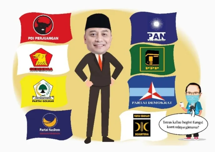 Delapan Parpol Dukung Eri, Fungsi Kontrol Lemah