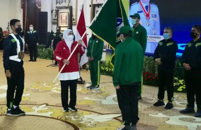 Meski Minim Anggaran, Kontingen Jatim Dipompa Mental Juara PON Papua