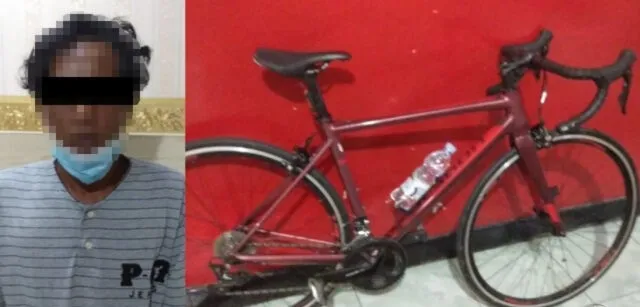 Maling Sepeda Angin di Darmo Tertangkap
