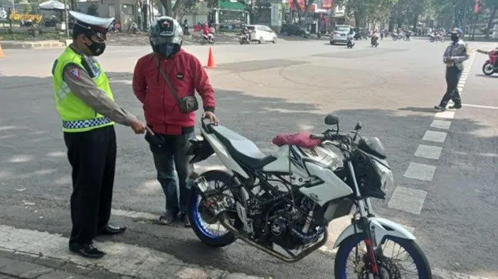 295 Kendaraan di Malang Ditindak karena Knalpot Brong
