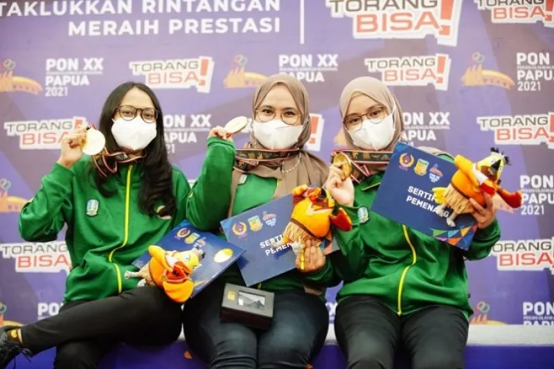 Tim Catur Kilat Beregu Putri Jatim Tambah Emas di PON XX Papua